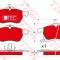 Set placute frana,frana disc OPEL ASTRA G Combi (F35) (1998 - 2009) TRW GDB1350DTE