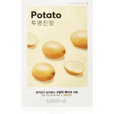 Cumpara ieftin Missha Airy Fit Potato mască textilă pentru netezire pentru o piele mai luminoasa 19 g