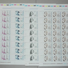 TIMBRE ROMANIA LP 1672/2005 Aniversari -Personalitati (I)-Set de 5 coli -MNH