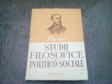 Studii Filosofice si Politico-Sociale - Pisarev, Cartea Rusa 1950, Filosofie