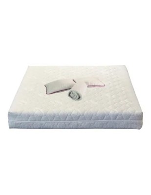 Set Saltea ortopedica, Jupiter Memory One 160x200x24cm, cu spuma poliuretanica, memory foam 4 cm, husa detasabila, tricot Silver Care, hipoalergenica, foto