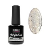 Cumpara ieftin Silver Sugar (Zahăr Argintiu) 15 ml - lac/gel UV de unghii cu sclipici Inginails Professional