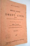 Notiuni uzuale de drept civil pentru sc. de comert - 1935