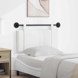 vidaXL Cap de pat suspendat Pe perete Alb 90 x 55 x 5 cm țesătură 42031325