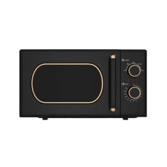 Cuptor cu microunde Oliver Voltz, 700 W, 20 litri, timer, 5 trepte, decongelare, tava rotativa, Negru