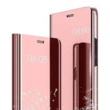 Husa Telefon Flip Book Clear View Huawei P30 Roz deschis