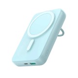 Acumulator extern wireless Joyroom, Ring holder, 10000mAh, 20W, 1xUSB, 1xUSB-C, PD3.0, QC3.0, Albastru