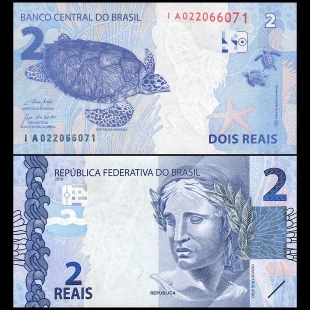 Brazilia 2010 - 2 reais UNC