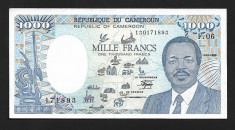 Camerun 1000 francs 1989 P 26 a foto