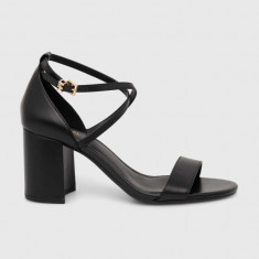 MICHAEL Michael Kors sandale de piele Sophie culoarea negru, 40S4SOMS1L