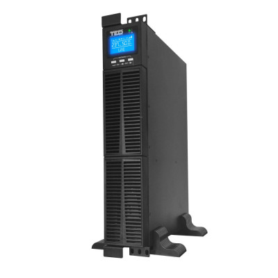 UPS Rackabil 2U 2000VA 1800W, Online cu Dubla Conversie si Management, Include 4x Acumulator 12V 9Ah, TED Electric foto