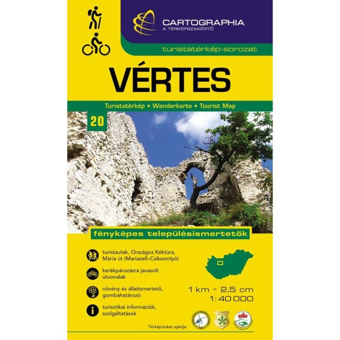 V&eacute;rtes turistat&eacute;rk&eacute;p - Cartographia Kft.