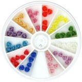 Set nail art din Fimo - flori, INGINAILS