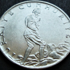 Moneda 2 1/2 LIRE - TURCIA, anul 1973 *cod 1417 B
