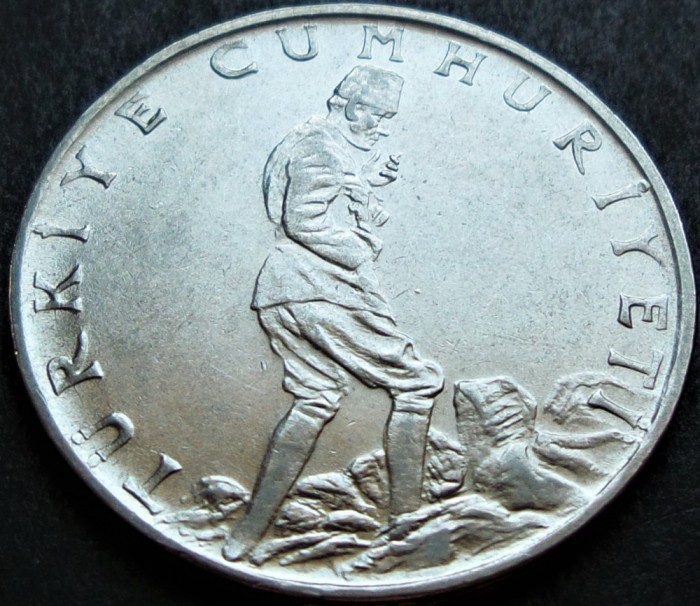 Moneda 2 1/2 LIRE - TURCIA, anul 1973 *cod 1417 B