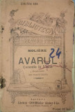 AVARUL. COMEDIE IN 5 ACTE-MOLIERE
