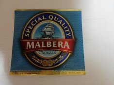 Eticheta bere - MALBERA MAMAIA - Constanta. foto