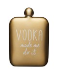 Plosca - Vodka Hip Flask - Gold | Kitchen Craft