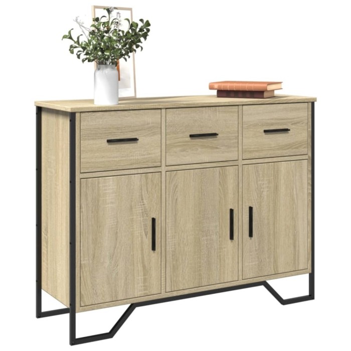 Gossi dulap, stejar sonoma, 97x32,5x74,5 cm, lemn prelucrat