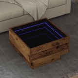 vidaXL Masă de cafea Lemn vechi 50 x 50 x 30 cm Lemn compozit