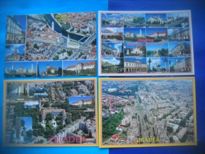 HOPCT LOT 2737 ORADEA -JUD BIHOR-4 CARTI POSTALE-NECIRCULATE foto
