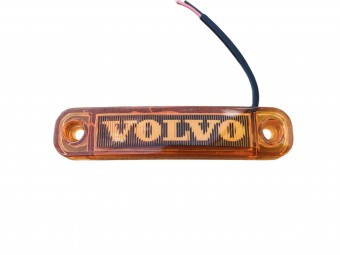 Lampa de gabarit cu LOGO Volvo Galben 12v-24v foto