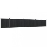 Cumpara ieftin Panou pentru gard, gri, 1218x186 cm, WPC