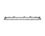 Grila bara fata Peugeot 3008, 08.2009-10.2013, inferior, 742290, 578027-5