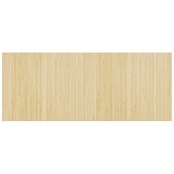 Cumpara ieftin Covor dreptunghiular, natural deschis, 80x200 cm, bambus