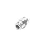 Mufa rapida dreapta din metal fi 6 cu filet 1/4 pentru pneumatica