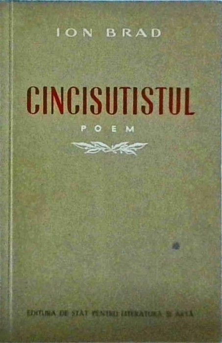 Ion Brad - Cincisutistul. Poem