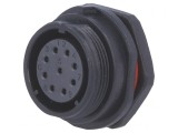 Soclu SP21 Mamă 9 PIN IP68 5A 500V