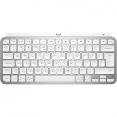 Tastatura iluminata Logitech MX Keys Mini, Wireless, layout US INTL, Pale Grey