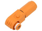 Conector alimentare DC DEGSON ESP-200A-50-OR-90 1,5kV IP67 crimpat PIN 1