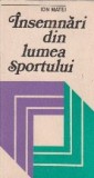 Insemnari din lumea sportului