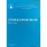 Valentin Marin (red.) - Studii si comunicari/dis - vol. V (Editia: 2012)