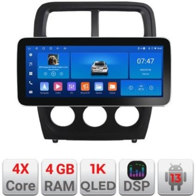 Navigatie Dodge Caliber 2010-2012 K-caliber Edotec 4+64 12.3 inch Incell 1K android Wifi 5Ghz gps internet S CarStore Technology foto