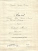 BREVET ORDINUL &quot; MUNCII&quot;, CLASA A III-a, RPR, SEMNAT DR. PETRU GROZA