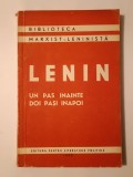 V. I. Lenin - Un pas &icirc;nainte, doi pași &icirc;napoi (criza din partidul nostru) (1953)
