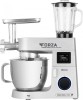 Robot de bucatarie ECG FORZA 7800 Ultimo Argento, 1800W, 8L, LCD, Sistem Planetar, Tocator carne, Accesorii paste, Inox