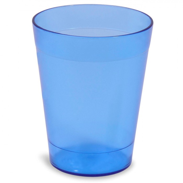 Pahar Plastic, Model Standard, Culoare Albastru, Capacitate 300ml