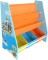 Organizator carti si jucarii cu cadru din lemn Blue Pirate