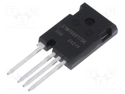 Tranzistor N-MOSFET SiC 1,7kV 3,7A TO247-4 SMC DIODE SOLUTIONS foto