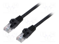 Cablul Patch U/UTP 6 litat CCA PVC negru 2m 26AWG LANBERG