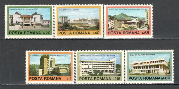 Romania.1979 Arhitectura moderna YR.673