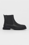 Camper ghete Chelsea de piele Pix bărbați, culoarea negru K300252-015