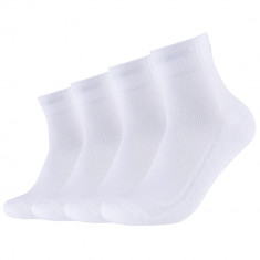 șosete Skechers 2PPK Unisex Basic Cushioned Quarter Socks SK42019-1000 alb foto