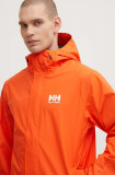 Helly Hansen geaca barbati, culoarea portocaliu, de tranzitie