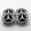 Set 4 Capace Jante Aliaj Mercedes 75mm, Aluminiu ABS, Capace Roti Mercedes