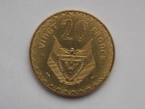 20 FRANCS 1977 RWANDA-XF
